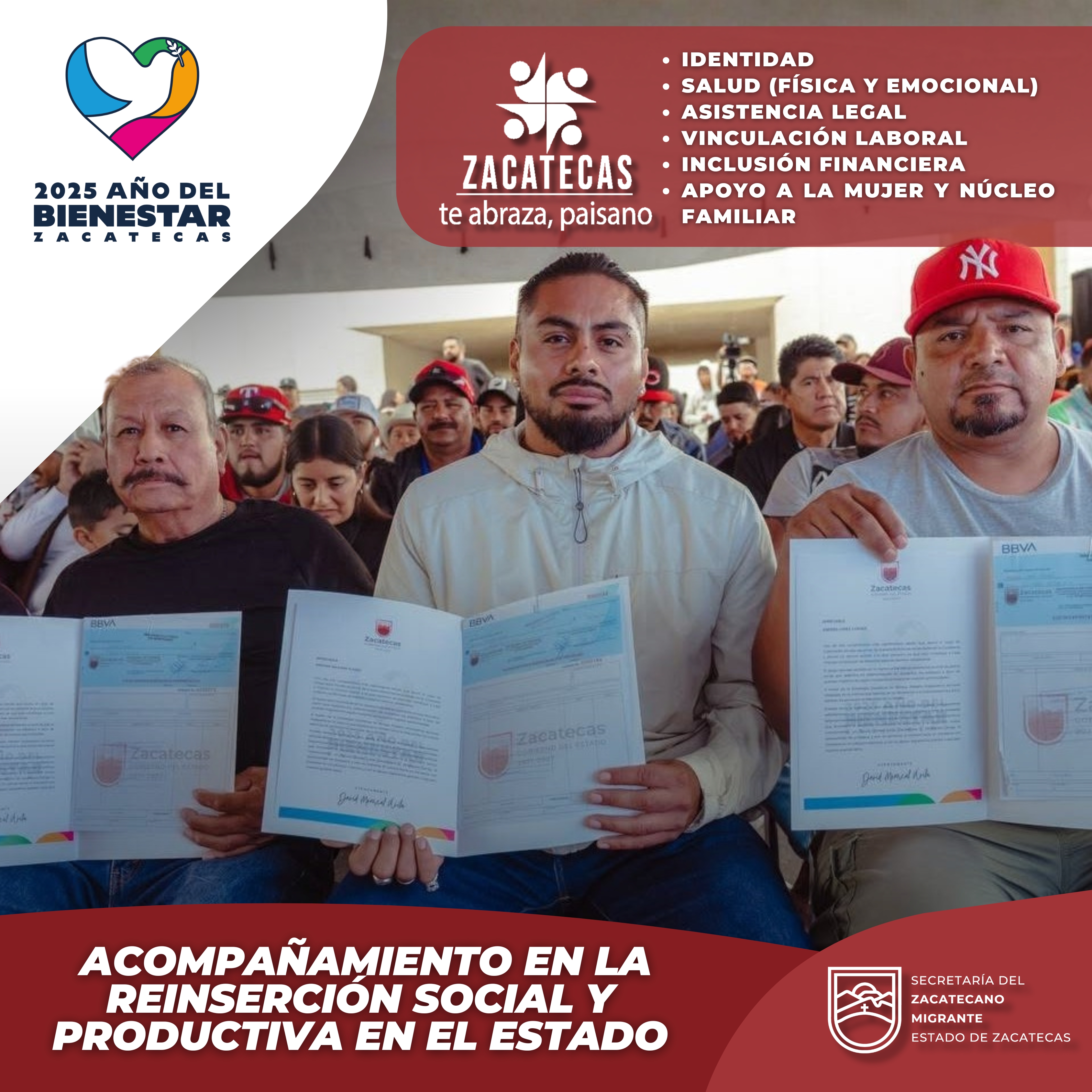 Zacatecas te abraza, paisano