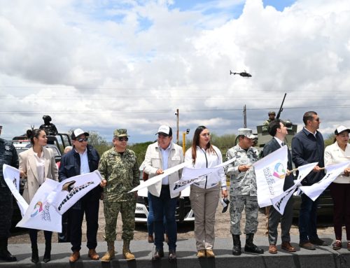 Da Gobernador David Monreal Ávila banderazo de inicio del Operativo Héroes Paisanos, en Río Grande