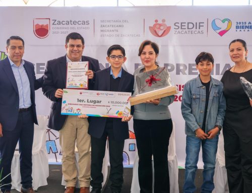 Premia Gobierno de Zacatecas a niñas y niños ganadores del Concurso Dibujando una Historia de Migración 2025
