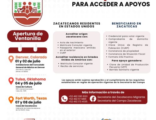 Realizará Gobierno de Zacatecas Séptima Expo Feria Agropecuaria para paisanos radicados en el exterior