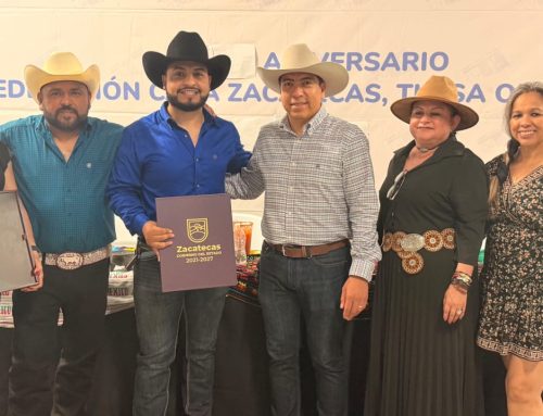 Reconoce Gobierno del Estado a Federación de Clubes Casa Zacatecas en Tulsa, Oklahoma, por su octavo aniversario